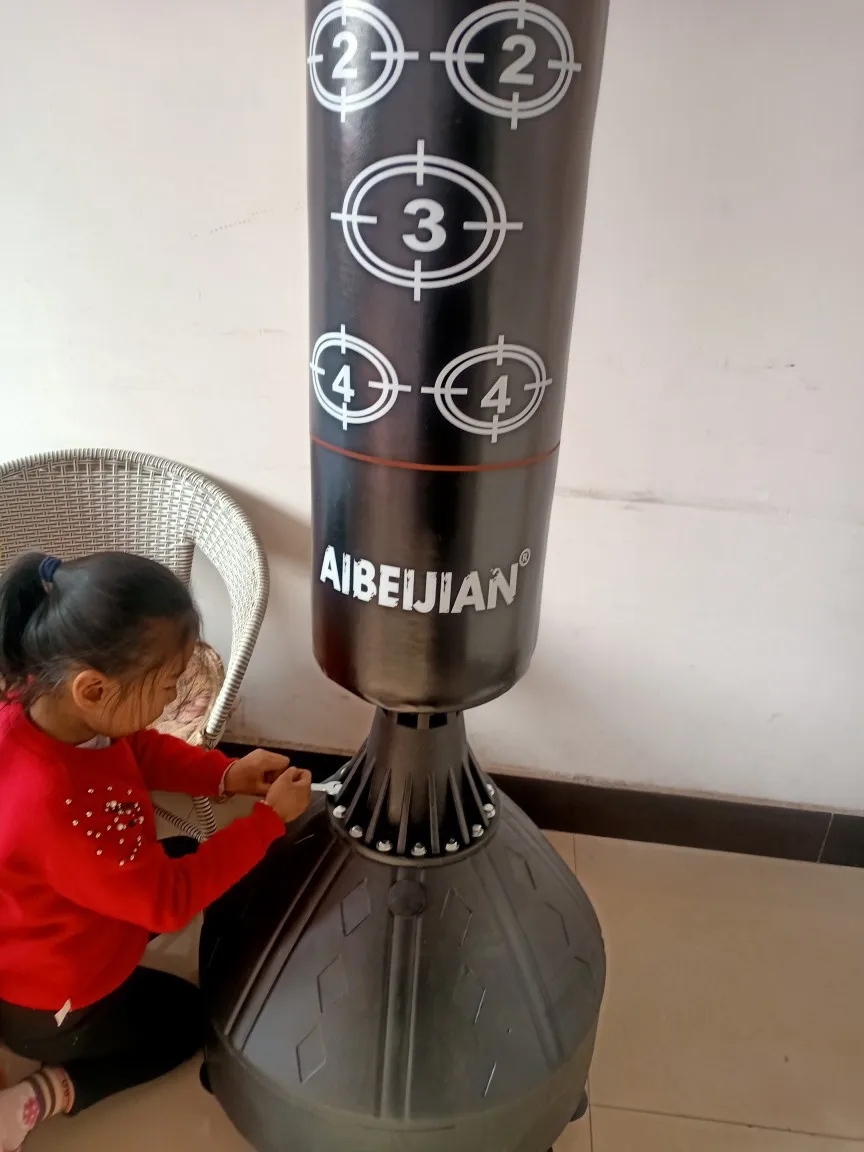 FANDING Freestanding Punching Bag for Home and Gym Workouts Heavy Bag with Stand Suction Cup Base and Dual Shock Absorbers