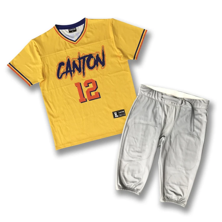 High Quality Football Shirts Jersey Rugby Customized Unusual Vintage Wholesale American Football Uniform