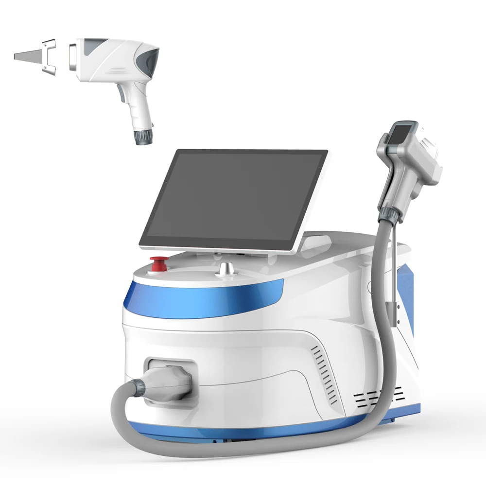 Дешевая дешевая цена 808nm Диодная лазерная эпиляция машина Тройная длина волны портативный лазерный диод