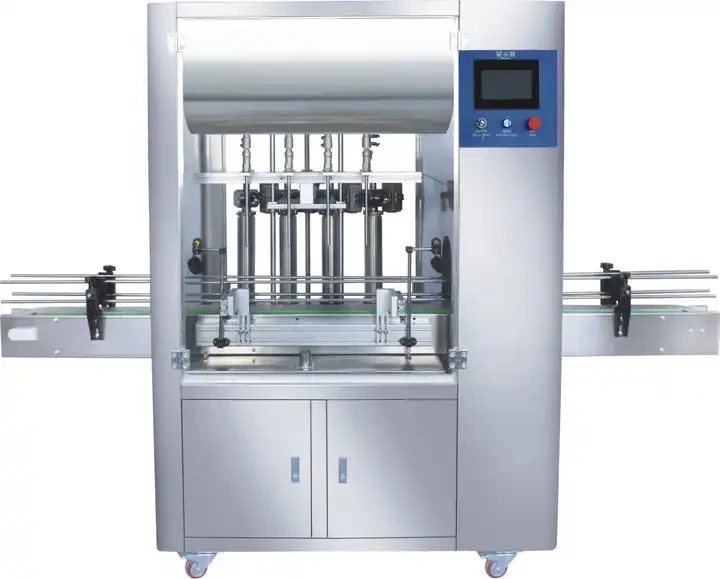 1 /4 /6 Heads Piston Pump Fruit Juice Soap Detergent Skincare Mouthwash Cosmetic Bottle Laundry Liquid Filling Machine Food