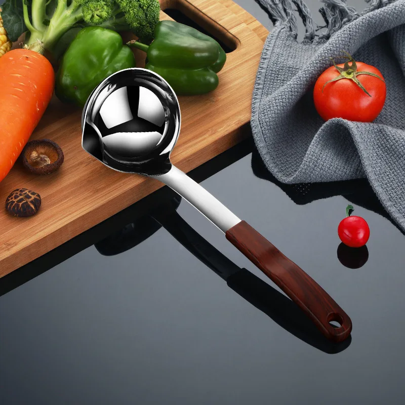 304 stainless steel separator creative soup separation filter hot pot kitchen utensils Oil Filter Spoon
