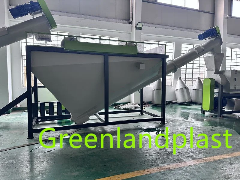 Greenlandplast пластиковая стиральная машина и сушилка для домашних животных линия холодной стирки переработки ПЭТ-бутылок