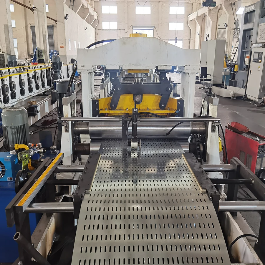 Automatic Roll Forming Machine To Make Cable Tray Cable Tray Making Machines Roll Forming Machine