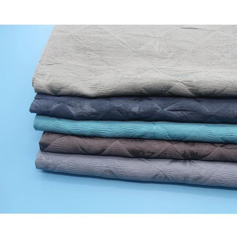 imitated Cotton Washed jacquard fabric for home textile