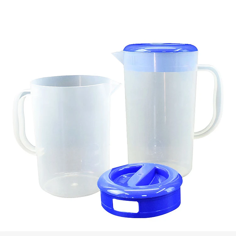 Eco-Friendly 2.2L Transparent Plastic Water Jug for Restaurant Pitcher