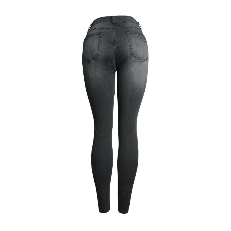 
Manufacture Price Colorful Casual Embroidered Full Length Ripped Knee Ripped Knee 