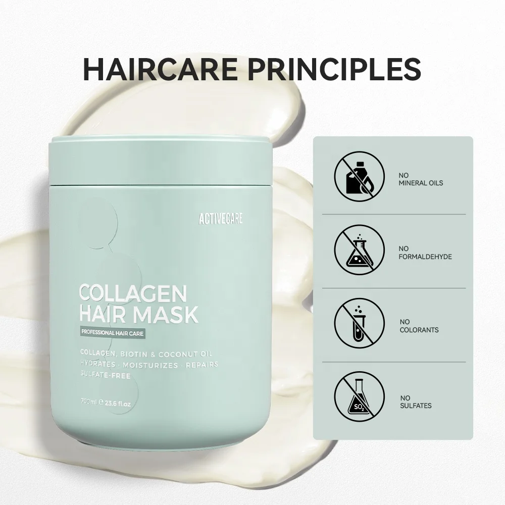 OEM ODM Coconut oil hair mask smoothing nourishing hair care Repairing mask Wholesale Private Label Hair Care products