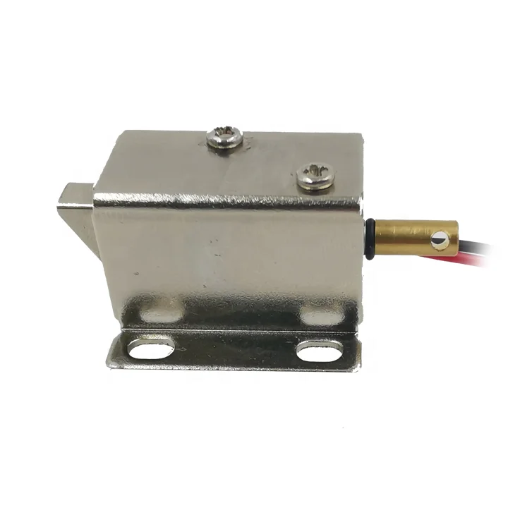 JSO-0627 with override control 6VDC push pull solenoid lock electric solenoid bolt lock