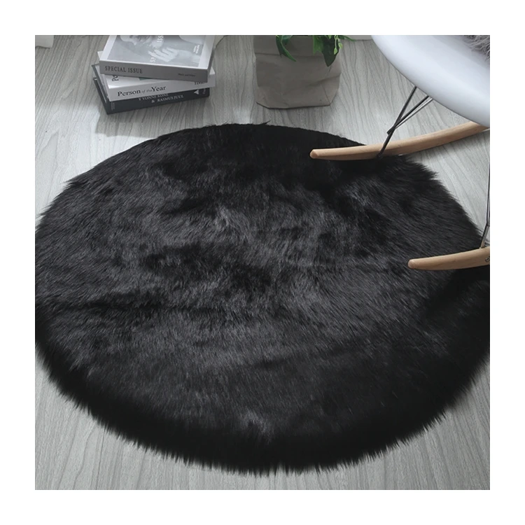 Factory Manufacture Directly Hot Sale Luxury Faux Sheepskin Area Rugs Fake Fur Carpets
