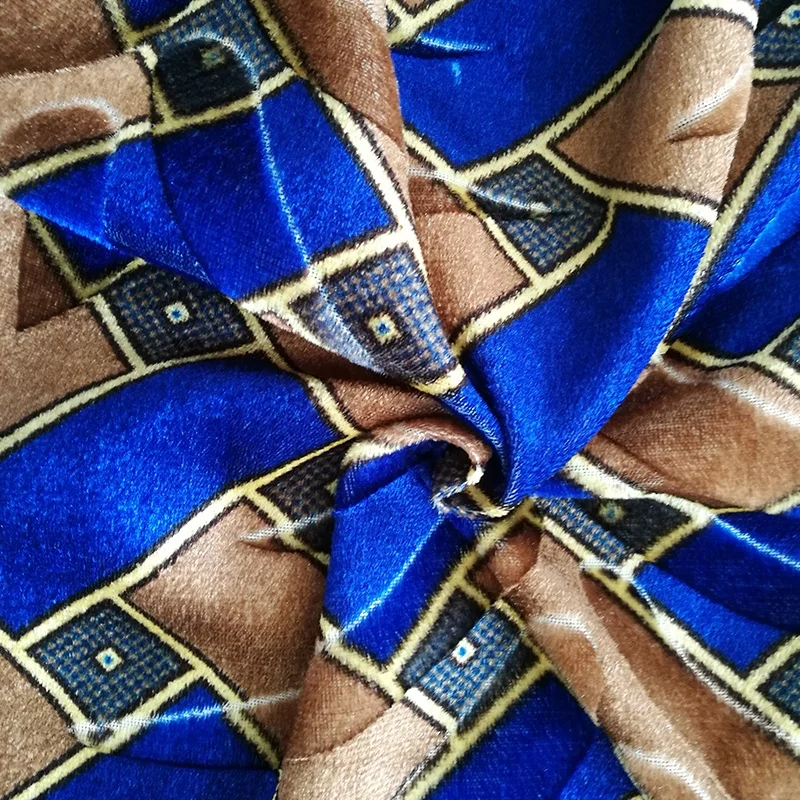 Leda Best price Guinea Bissau style 100% polyester interlock fabric