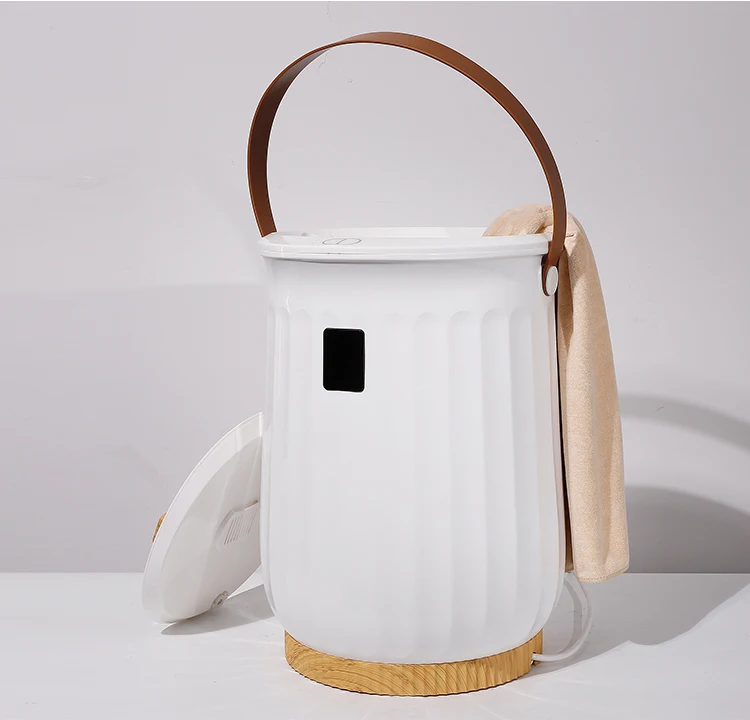 Hot Freestanding Electric Large Heating Towel Warmer Spa Bucket Style Heated Towel Warmer