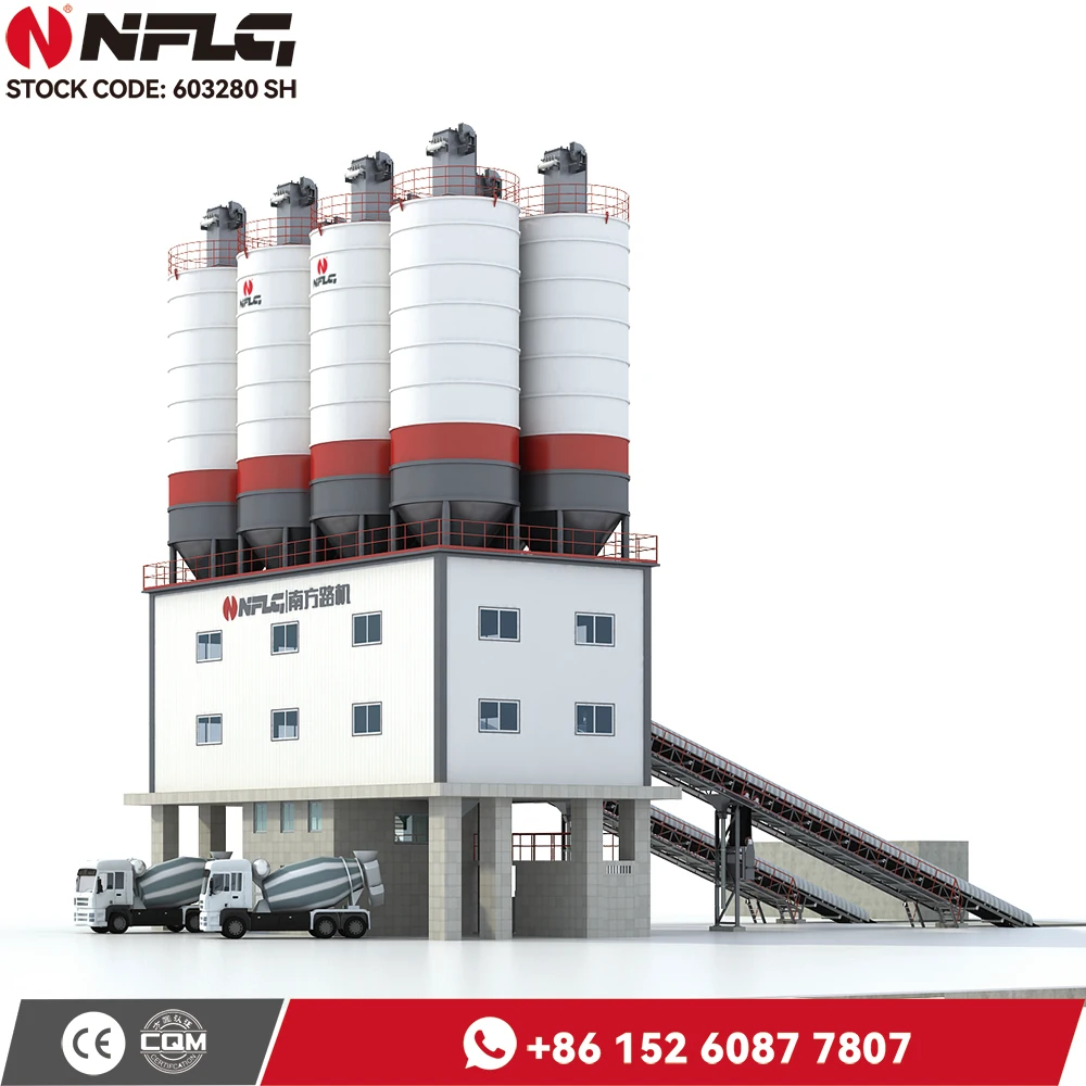 Energy-saving HZS120 concrete batching plant price is reasonable with many years experience