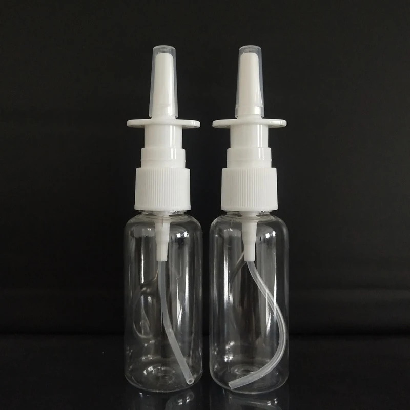 High quality tanning nasal spray 10ml 20ml 30ml HDPE Plastic Empty Nasal Spray Bottles