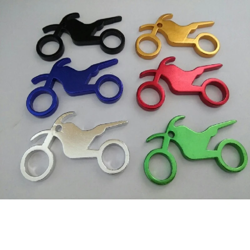 Модное кольцо для ключей YD487 мини-подвеска в форме мотоцикла подарок открывалка бутылок брелок из алюминиевого сплава с медведем