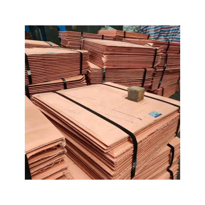 High Quality Pure Copper Cathodes Sheet Red Cathode Copper Plate 99.99% with Cheap Price on Sale