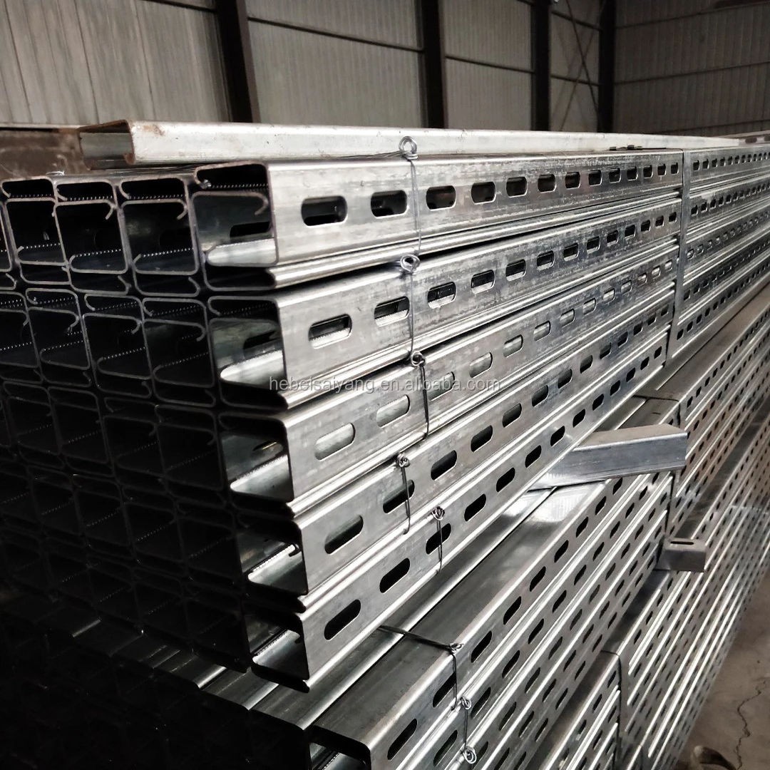 Pre-Galvanized Strut Channel Unistrut C Channel Steel  Factory price