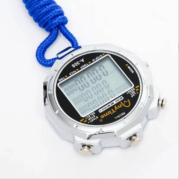 Multi-channel metal sports electronic stopwatch Health sports stopwatch high-grade electronic stopwatch