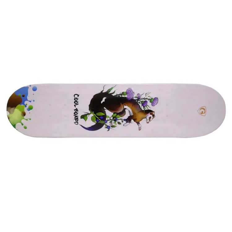7 layers Canadian Maple Skateboard Deck With Customized Graphic