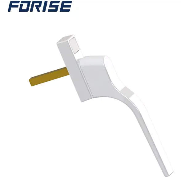 Oem aluminum/UPVC casement window door handle with lock or without key accessory hardware fitting titling and turning