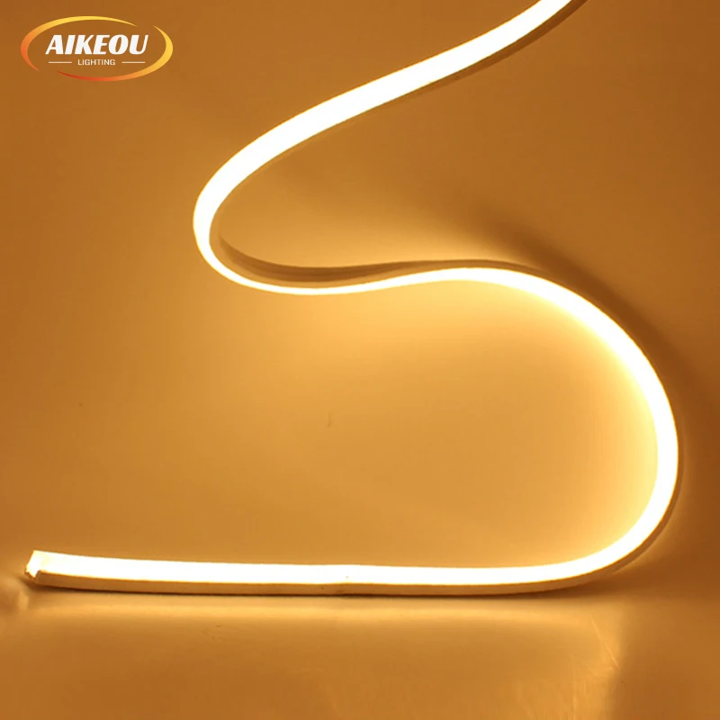 Hot Sale 1 Cm Cut 5M 10M 50M 100M Ip67 RGB Rgbic Silicone Led Neon Light Strip 12V 24V Flexible Soft Led Neon Flex