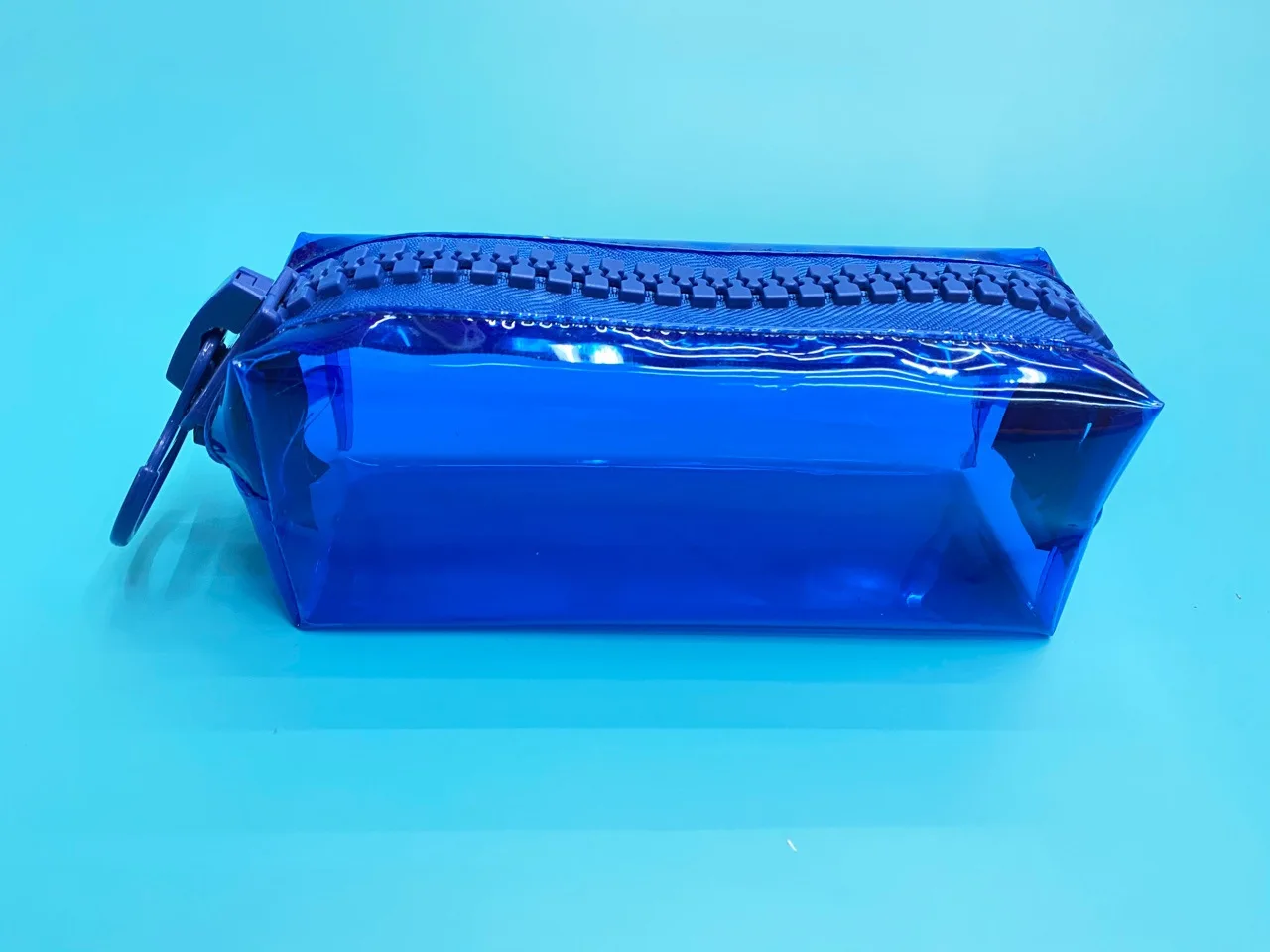 Transparent Plastic pencil Box School Lovely Pencil Case Pen Holder Bag Pouch Storage Case