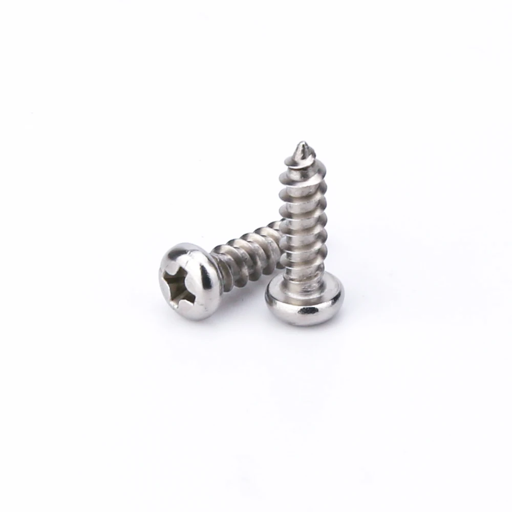 JIS 1115 Stainless steel Phillips Pan Head Tapping Screws Wood Screws