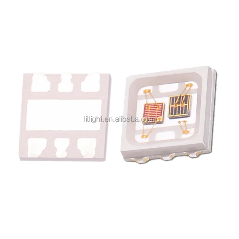 High Power 6W bicolor chips 660nm 850nm red light source LED SMD 5050 for Medical beauty physiotherapy lamp Therapy Belt Device