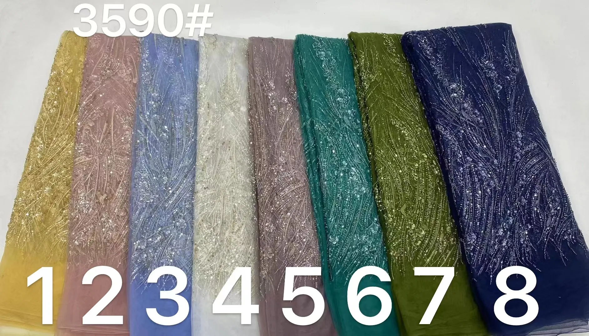 Manufacturer Wholesale Prices Lace Summer Fashion White Lace Bridal Fabric Olive