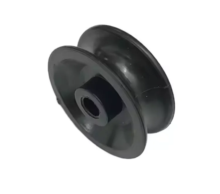 Reasonable Price pulley tensioning 100mm 120mm with Holes Hollow Pulley for wire rope pulley