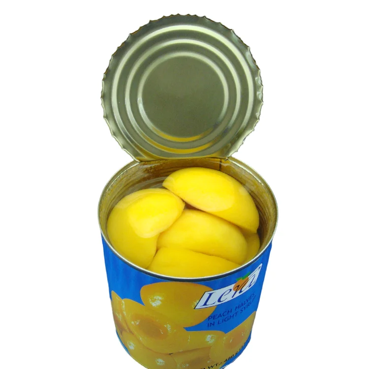 Китайская оптовая продажа свежих фруктов 820 г банка 14 17 консервированный желтый персик пополам