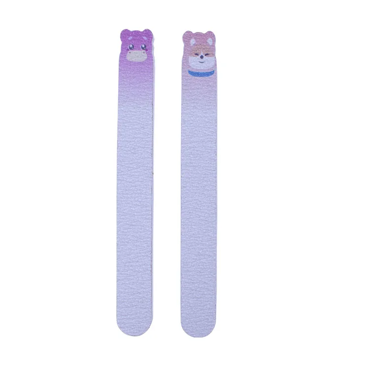  Wholesale Manufacture Beauty Nail fingers Durable Different Shapes Personalized 100/180 buffer wooden manicure nail