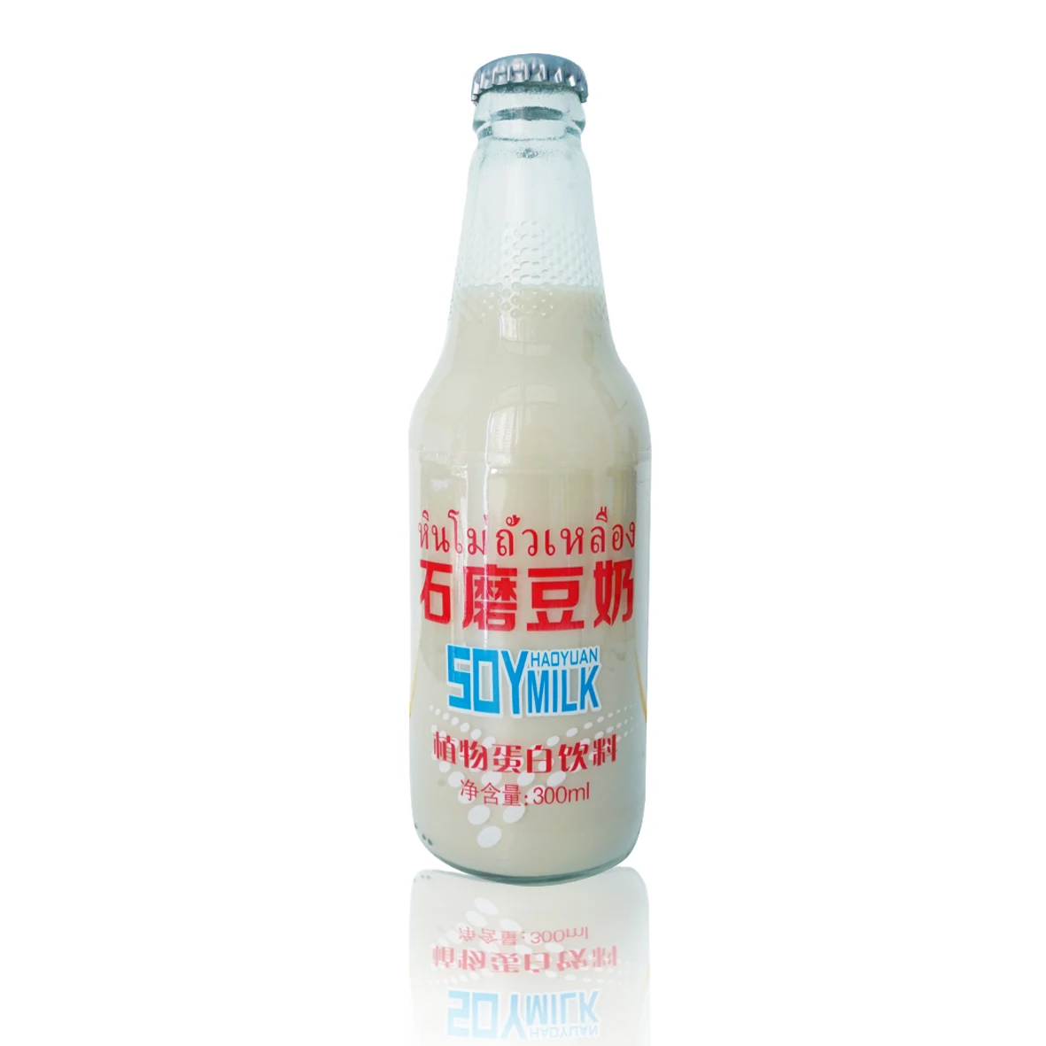 Wholesale factory soft drinks 300ml soy milk Custom brands name soy soy milk drink supplier