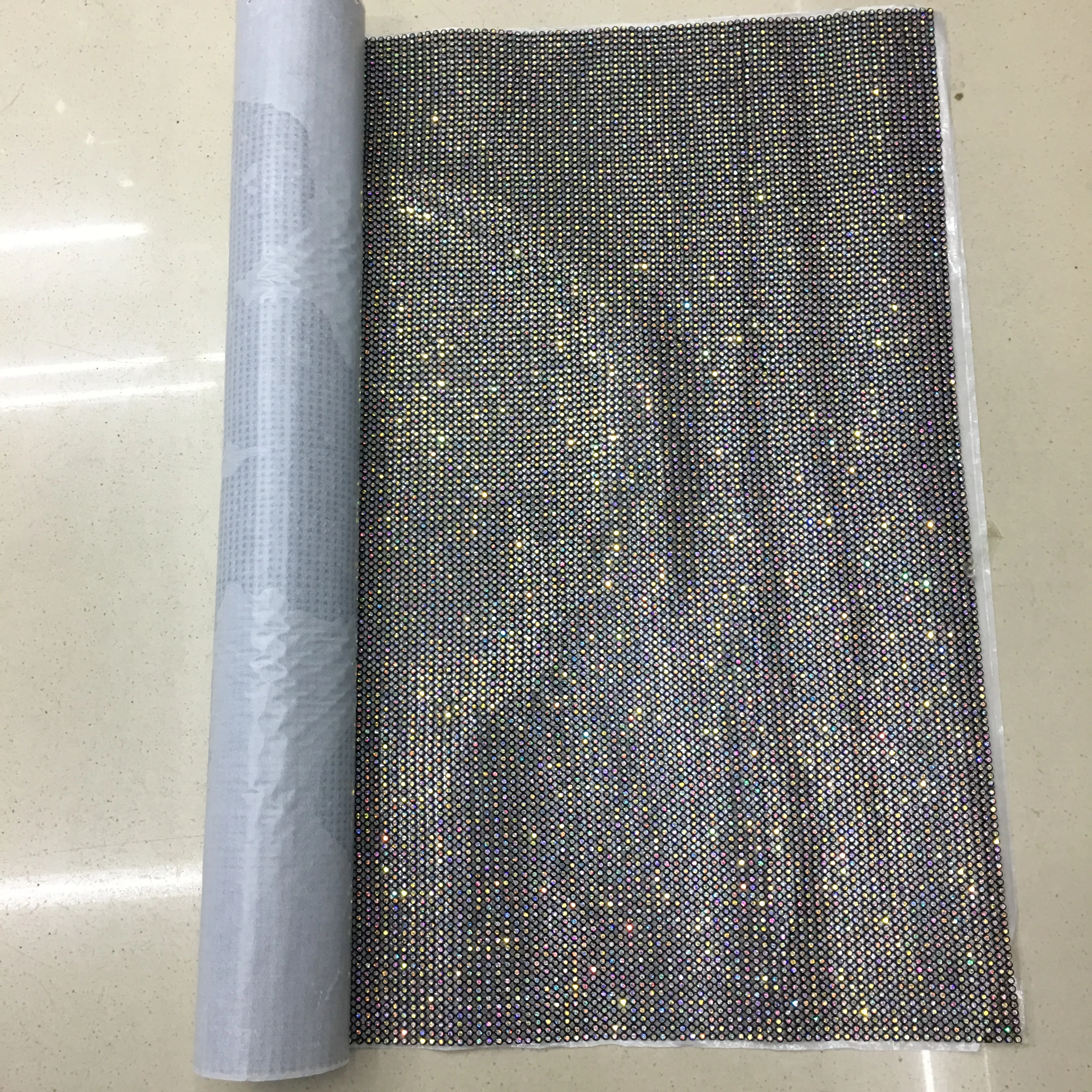 Crystal Hotfix Rhinestone Sheet Iron On Rhinestone Transfer Designs Rhinestone Trimming Mesh For Dress