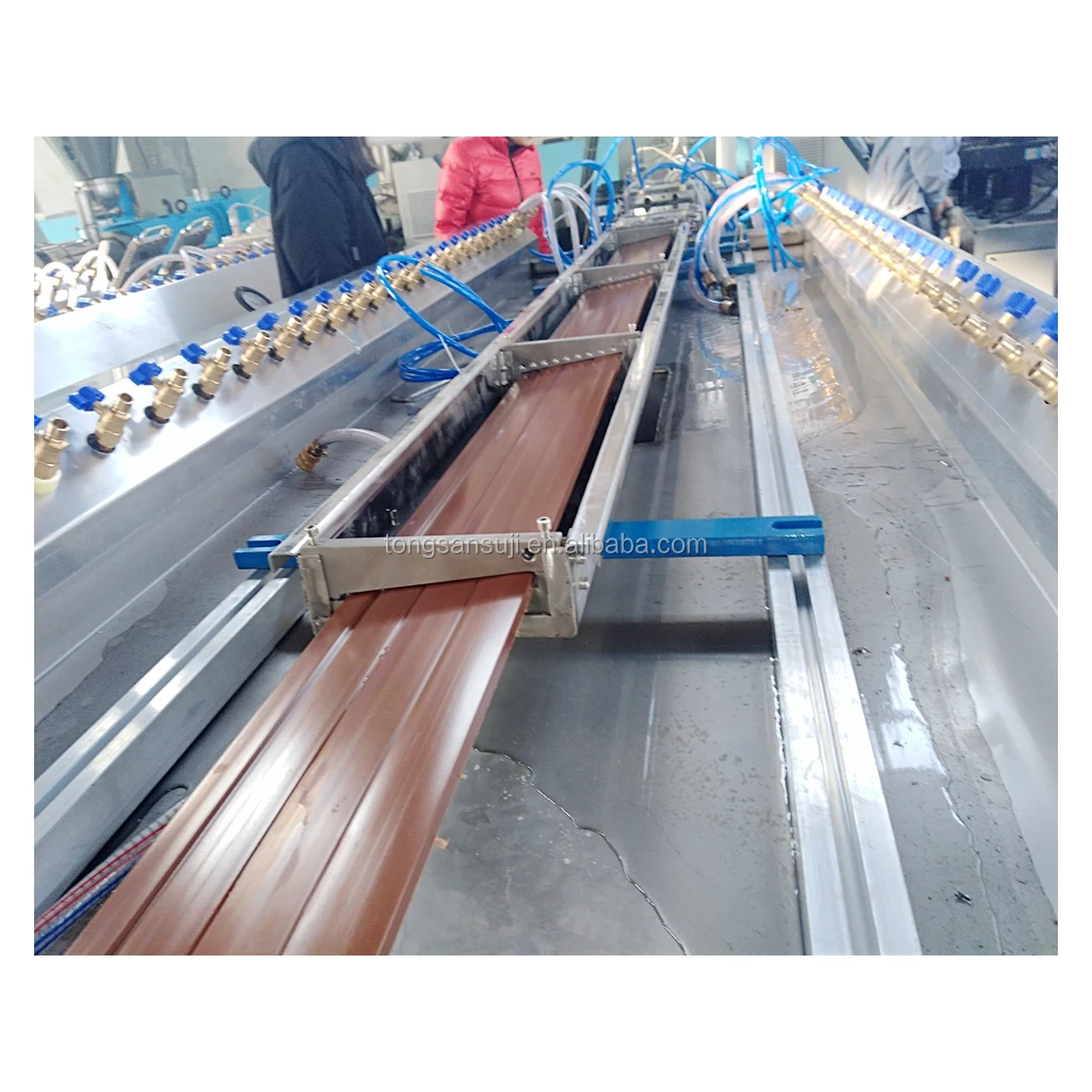 Extruder Using Waste wood and Waste plastic WPC wood plastic machine for making WPC decking and profiles