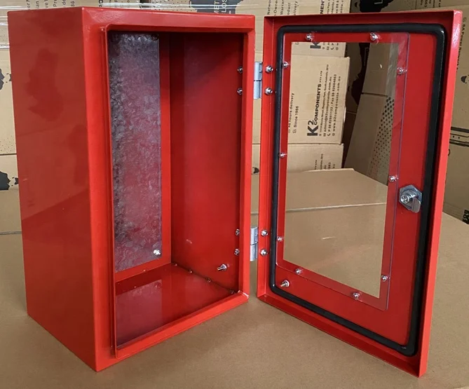 Electrical IP68 aluminum stainless steel box with lid waterproof Outdoor projector Screen Cabinet Meter Box Metal Enclosure