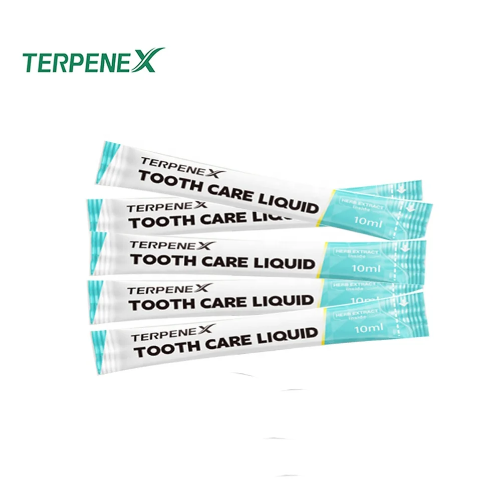 Oral Health Tooth Care Mouthwash 10ml Portables 100% Herbal