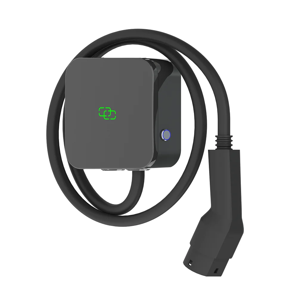 Home 220V 32A 7KW 11KW Wall Mounted AC EV Charger Station Wallbox Charging for Electric Vehicle Car