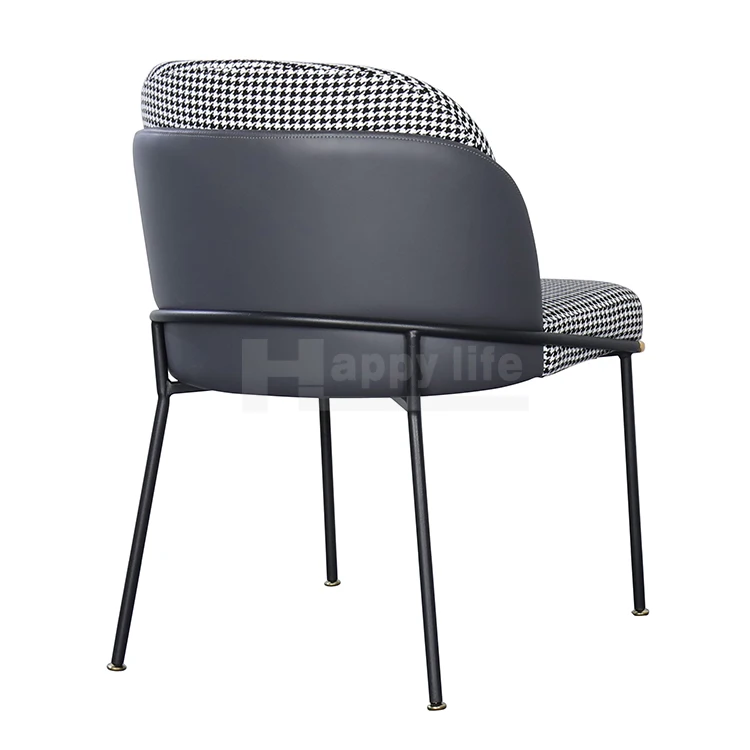 Luxury Stackable White Bench Leg Velvet Dining Chair For Restaurant Banquet With Upholstered Back Spanish Low Price Wholesale