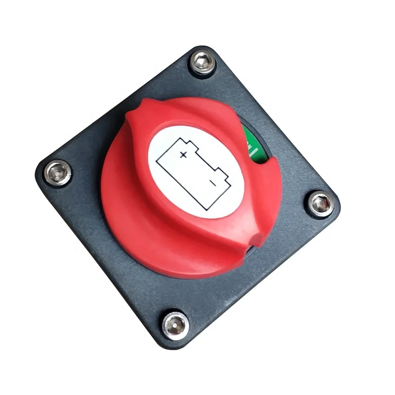 Управление аккумулятором, уничтожитель, отключение отключения, поворотный переключатель для RV, морского катера, транспортного средства