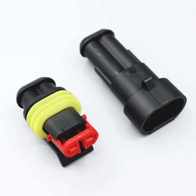 Original AMP Superseal 1.5mm Series Housing TE  282104-1 Tyco for Male Terminal  Wire to Wire Device Housing in Stock