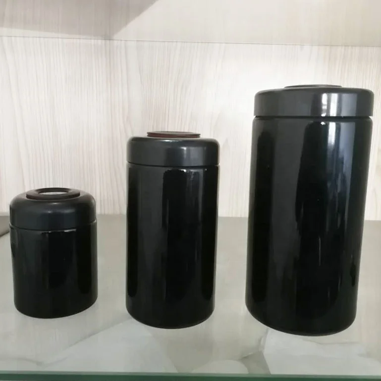 250ml UV Glass Stash Jar with Hygrometer  dark violet hygrometer jar