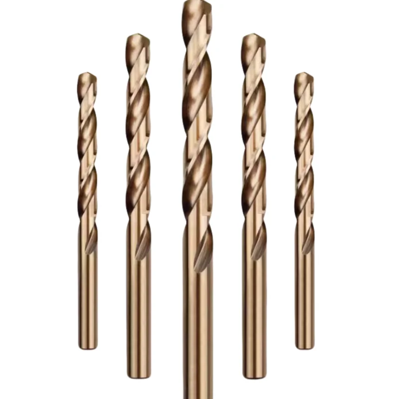 M35 Co5% Premium Cobalt HSS Twist Drill Bit Straight Shank for Stainless Steel & Metal Drilling High Quality Spot Drill Bits