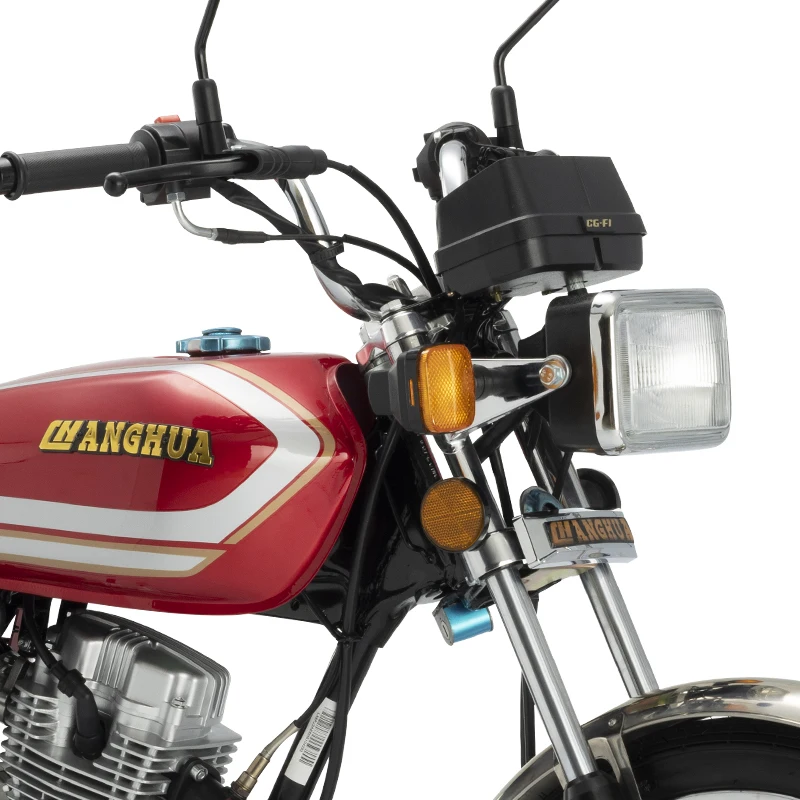 Changhua Factory custom quality 125cc 150cc gasoline motorcycles scrambler motorcycle Red black chopper motorcycle for adults