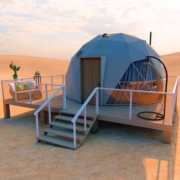 Открытый роскошный глэмпинг Geodome палатки ПВХ купола Сборный Дом Курортный отель домашний Кемпинг геодезический круглый тент для продажи