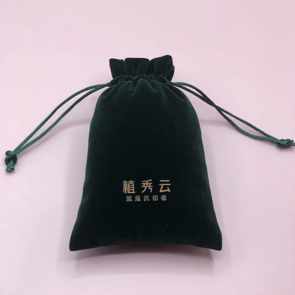 Оптовая продажа профессиональный Фабричный мешочек для ювелирных изделий замшевый бархатный мешок упаковка со шнурком
