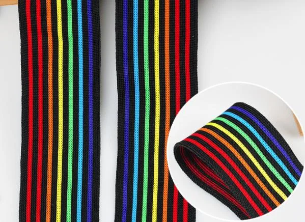 diy gift 38mm polyester grosgrain knitting striped webbing