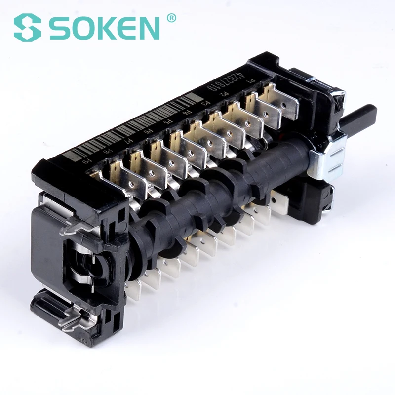 Новый SOKEN многопозиционная печи вращающийся электрораспределительной коробкой многопозиционного переключателя