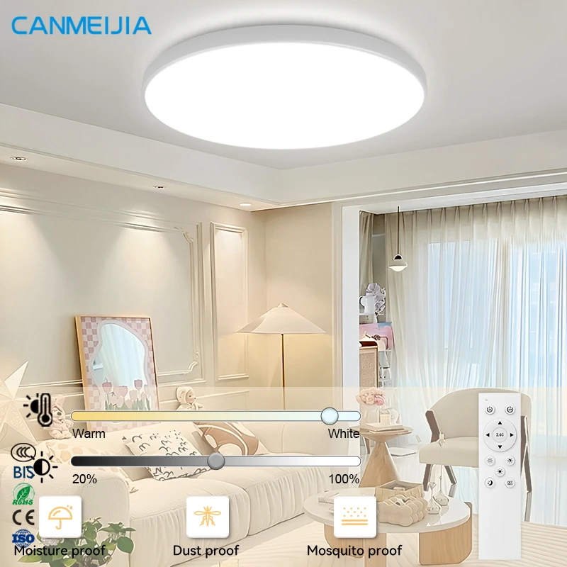 Dustproof And Waterproof Ultra-Thin Recessed Round Ceiling Lights/Modern Ceiling Light For Living Room Bedroom/Led Ceiling Light