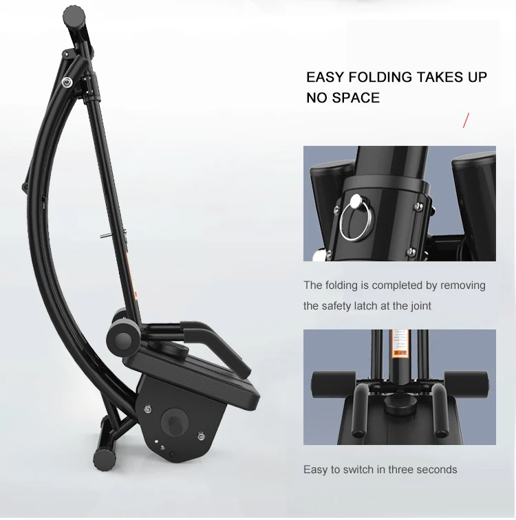 Fitness equipment strength calf and abdominal trainer combination machine ab coaster machine