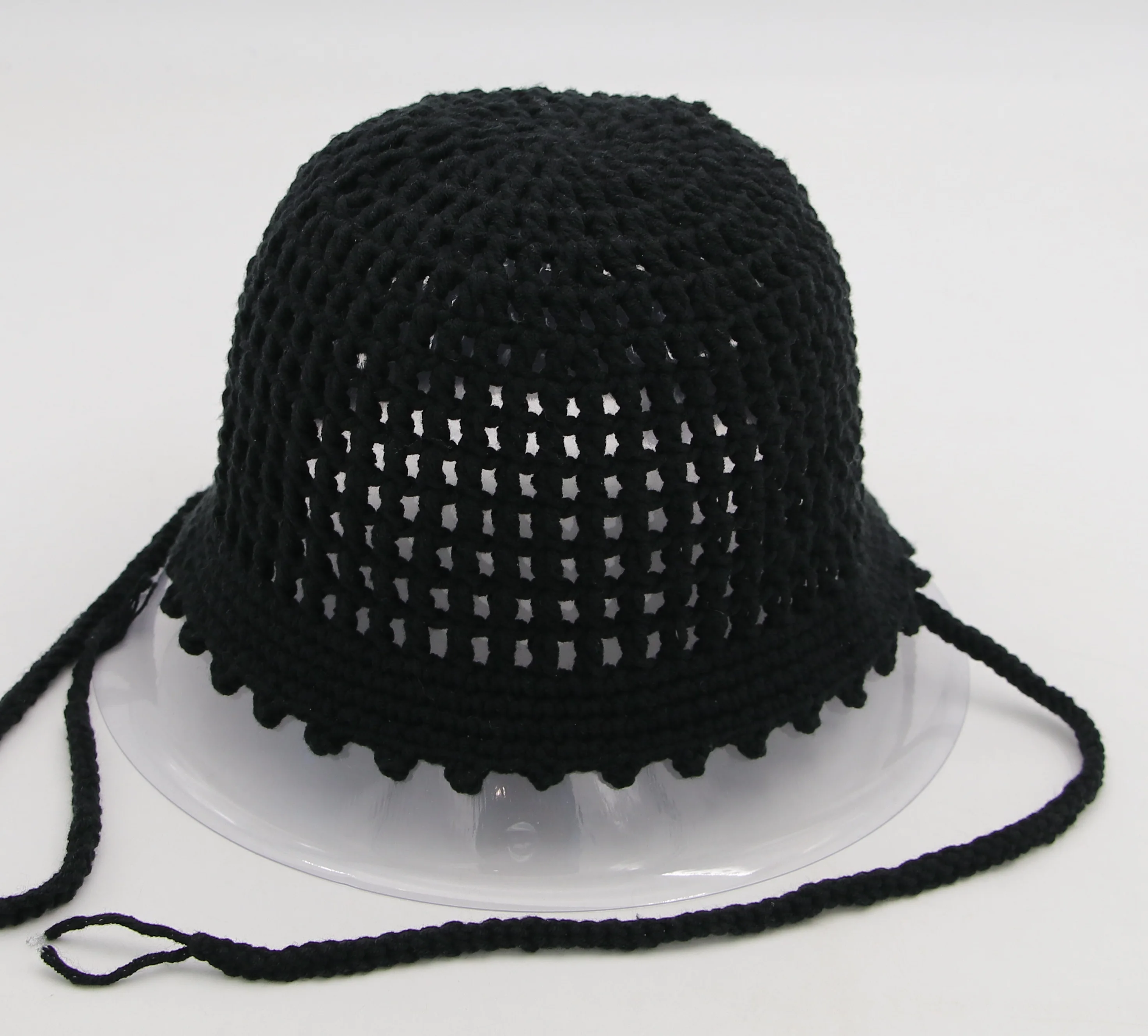 Cute and Beautiful High Quality Handmade Crochet Custom Logo Woolen Winter for Unisex Bucket Hats With Various Patterns